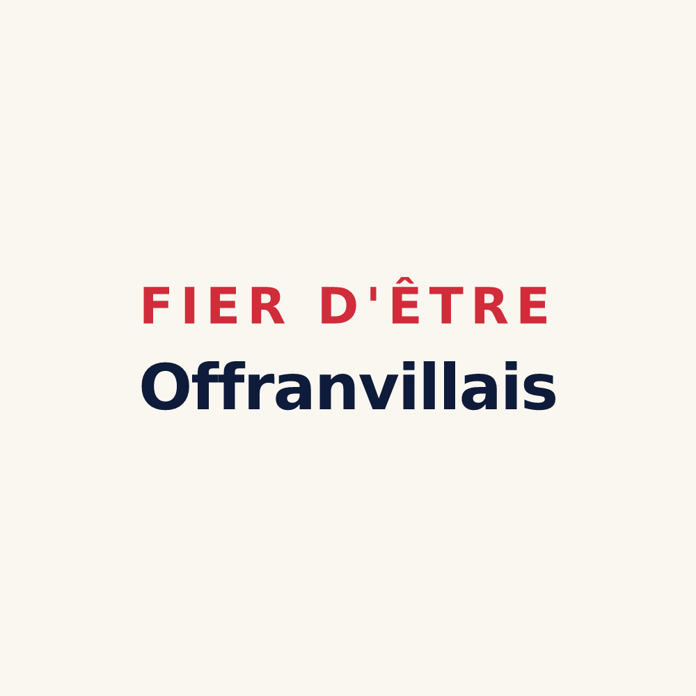 Tasse « Fier d'être Offranvillais » — design pour Offranville