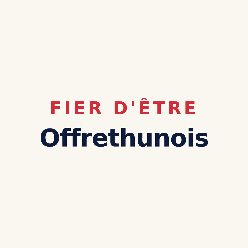 Tasse « Fier d'être Offrethunois » — design pour Offrethun