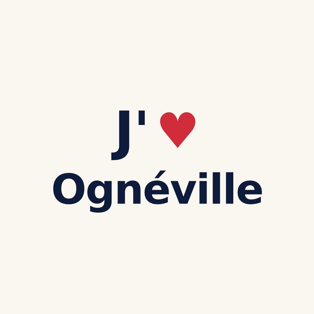Tasse personnalisée Ognéville — design J'aime Ognéville