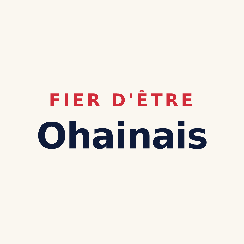 Tasse « Fier d'être Ohainais » — design pour Ohain