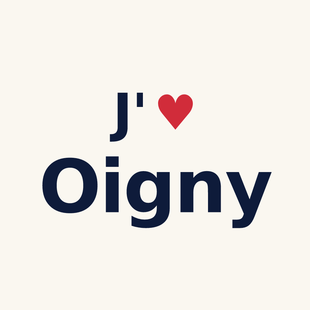 Tasse personnalisée Oigny — design J'aime Oigny