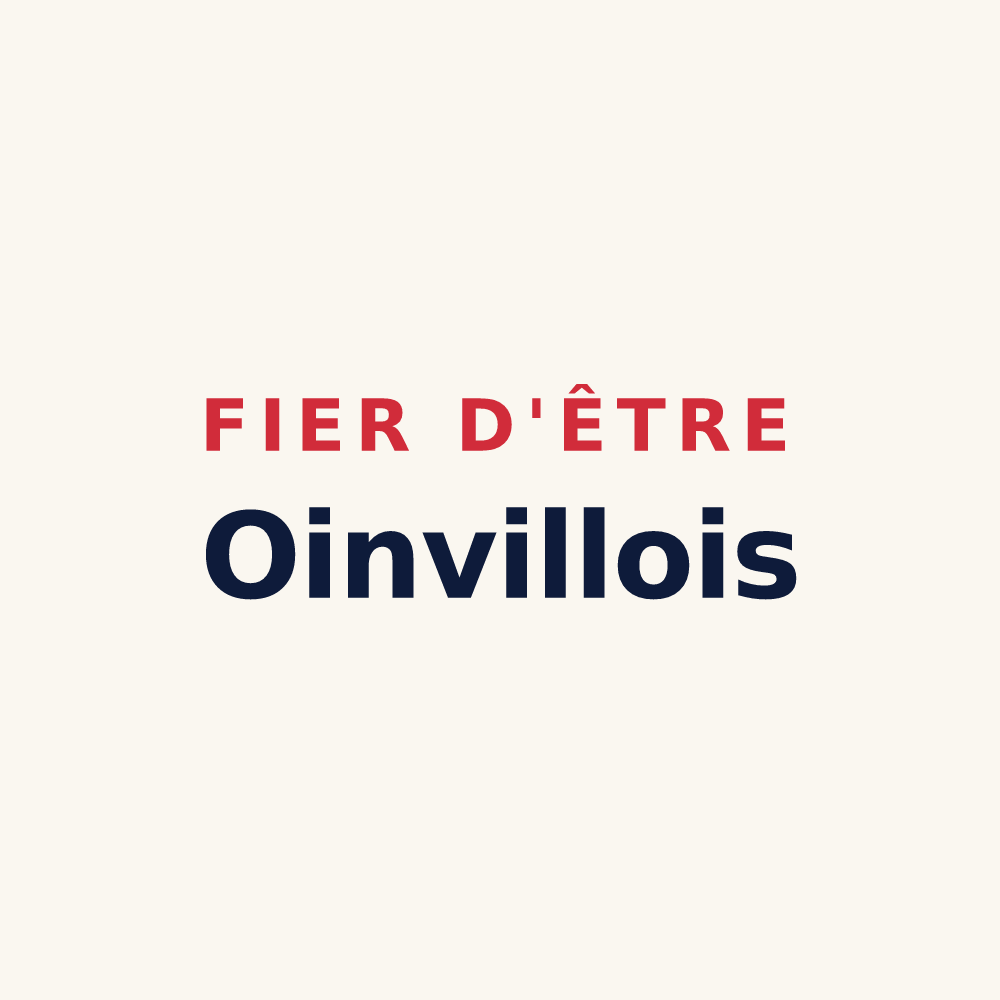 Tasse « Fier d'être Oinvillois » — design pour Oinville-sur-Montcient