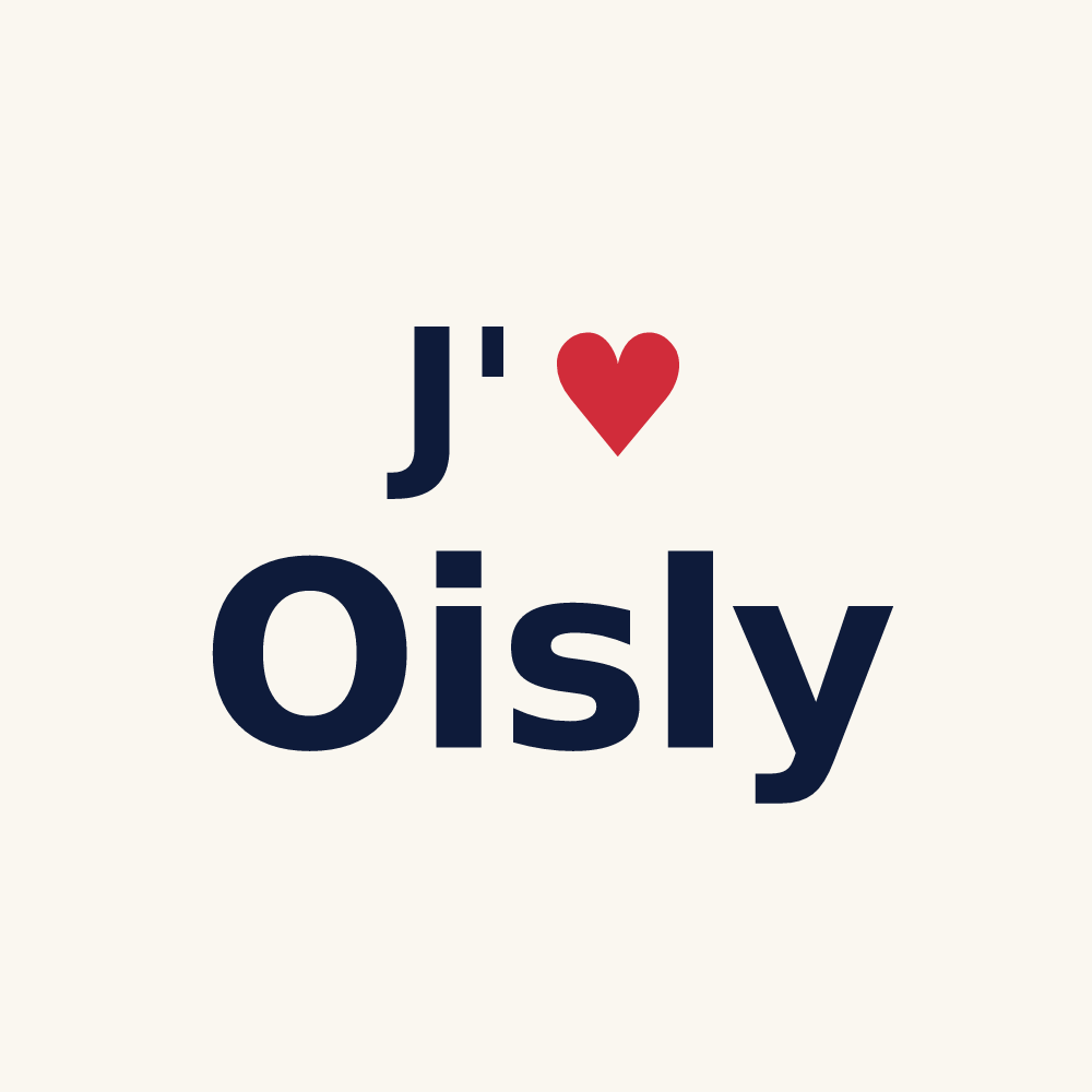 Tasse personnalisée Oisly — design J'aime Oisly