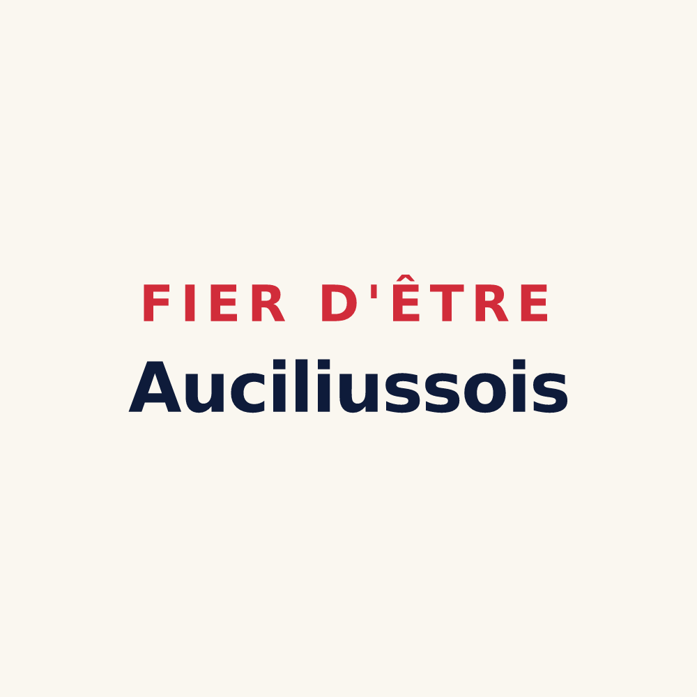 Tasse « Fier d'être Auciliussois » — design pour Oisly