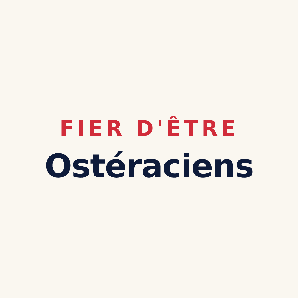Tasse « Fier d'être Ostéraciens » — design pour Oissery