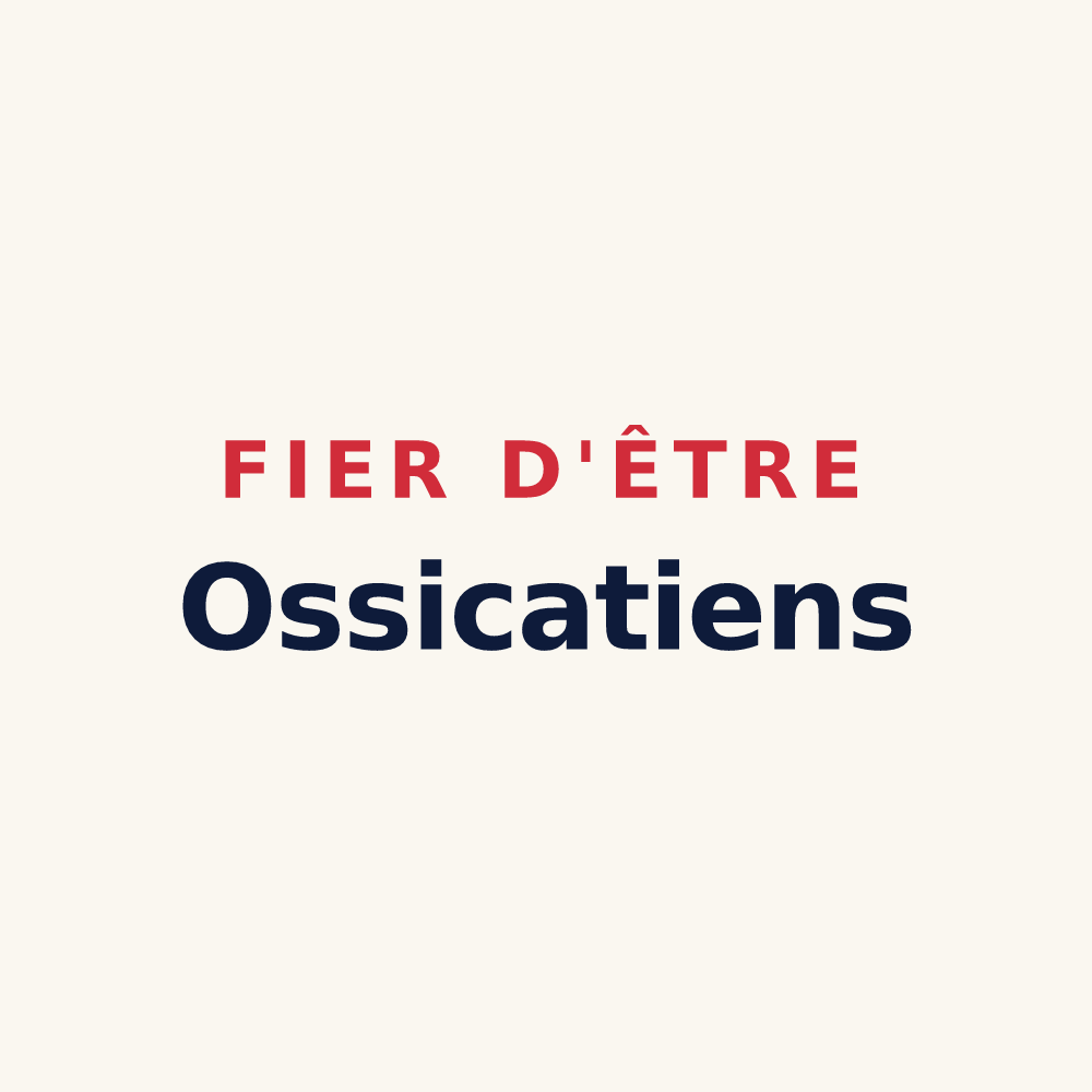 Tasse « Fier d'être Ossicatiens » — design pour Oisy-le-Verger