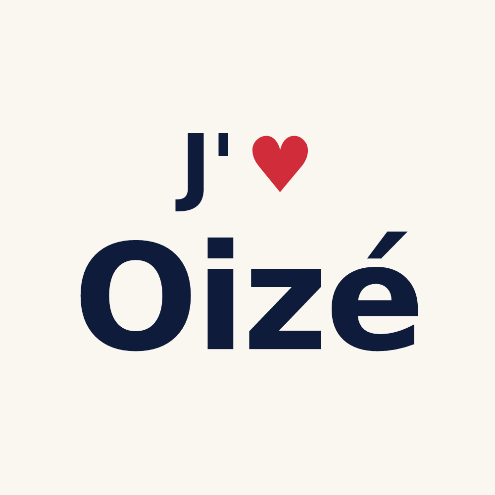 Tasse personnalisée Oizé — design « J'aime Oizé » imprimé sur la tasse