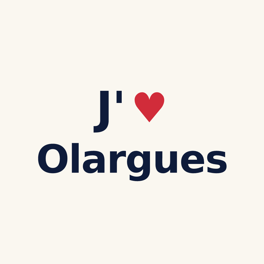 Tasse personnalisée Olargues — design J'aime Olargues