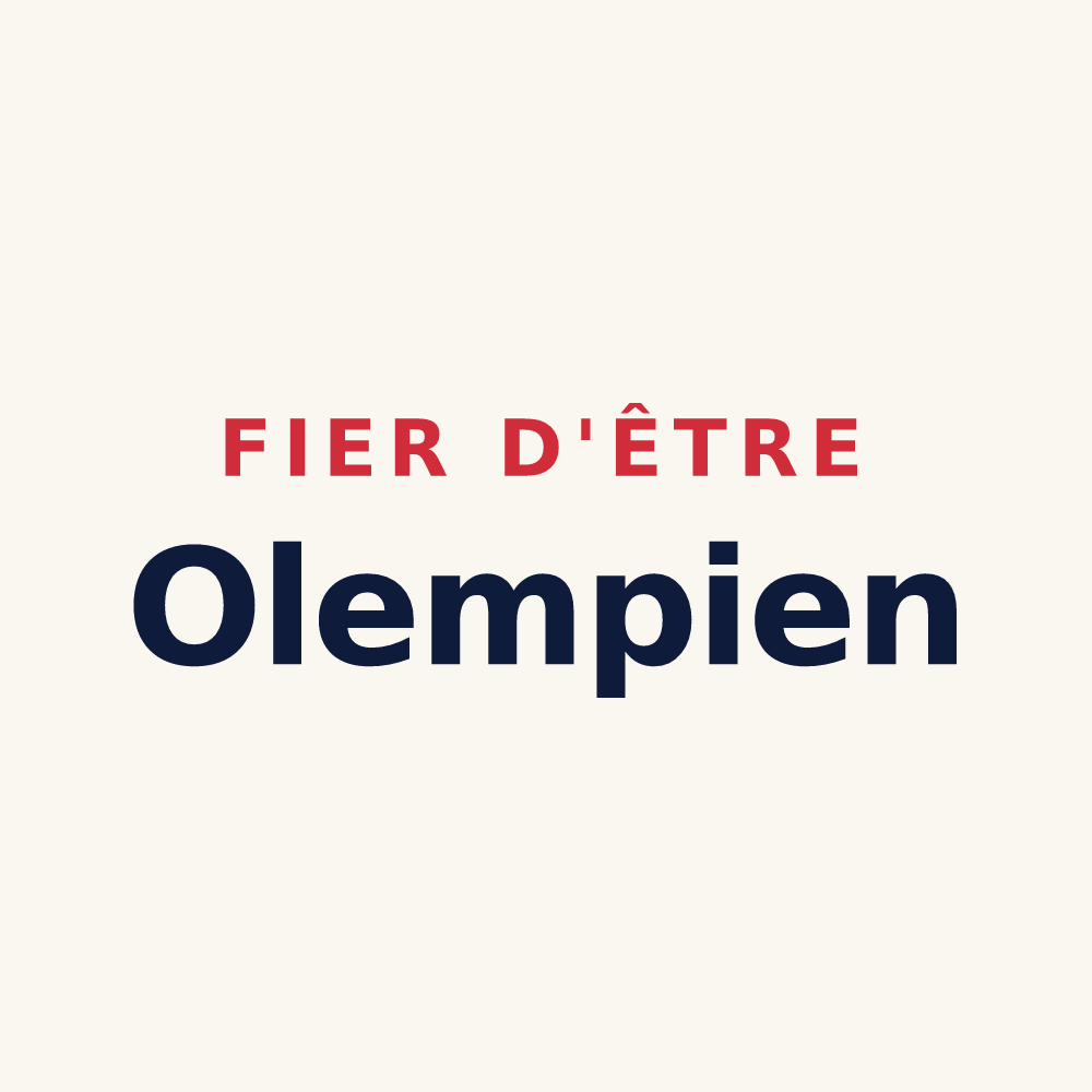 Tasse « Fier d'être Olempien » — design pour Olemps