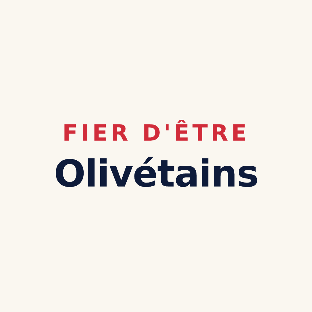 Tasse « Fier d'être Olivétains » — design pour Olivet