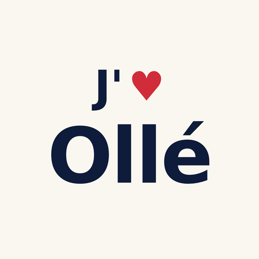 Tasse personnalisée Ollé — design J'aime Ollé
