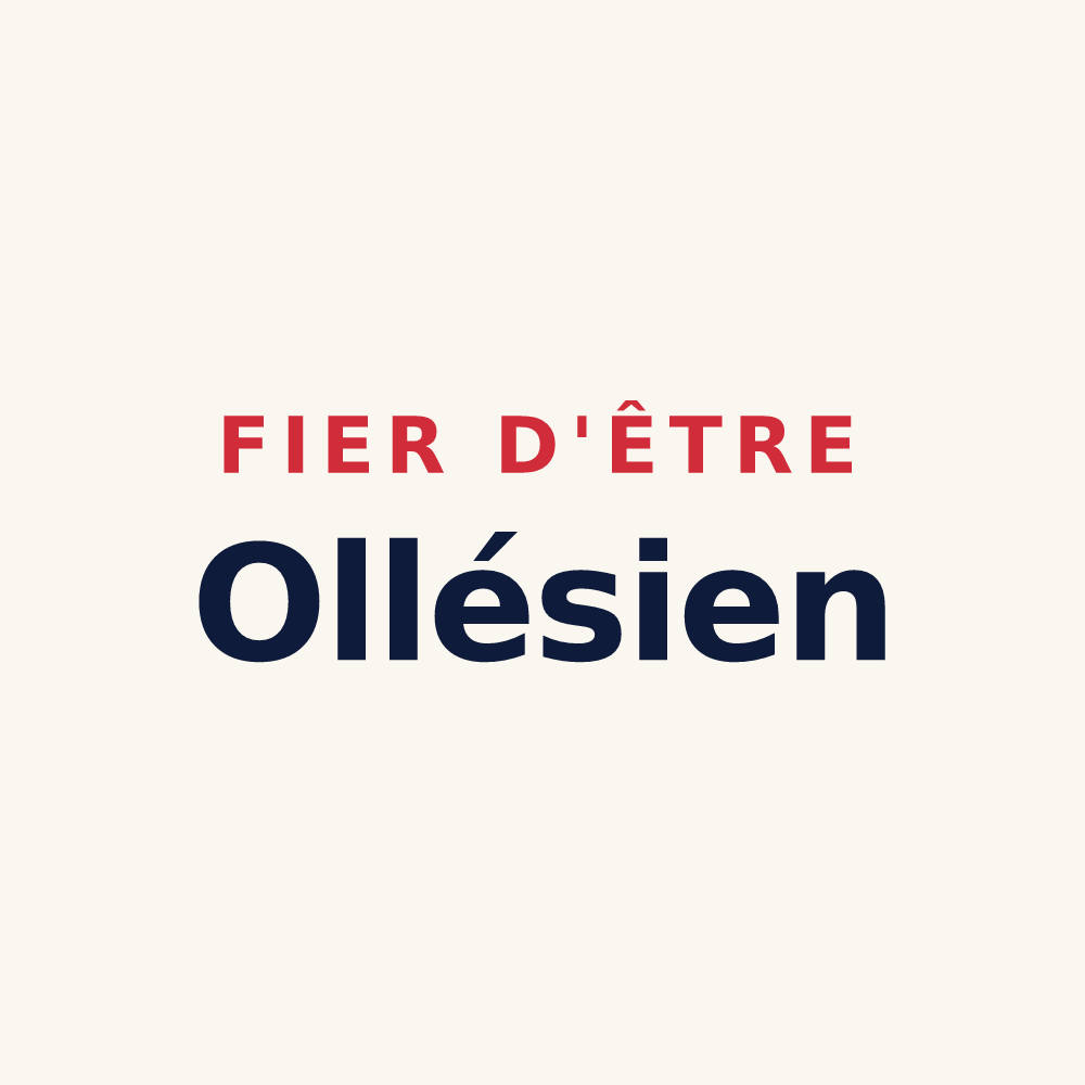 Tasse « Fier d'être Ollésien » — design pour Ollé