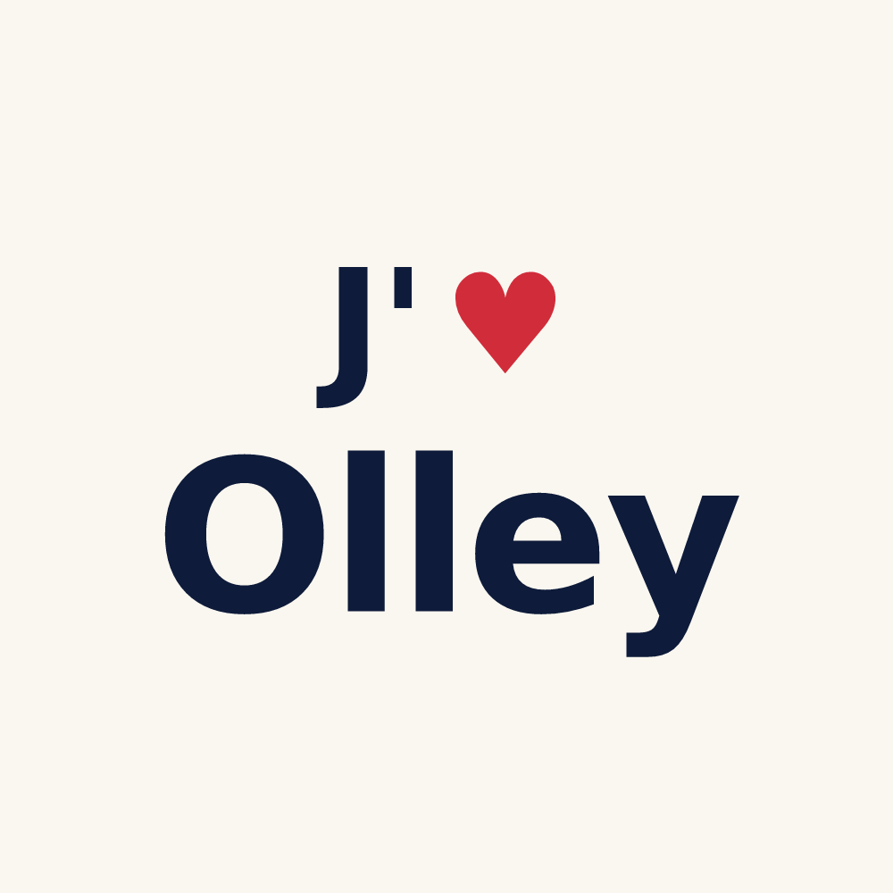 Tasse personnalisée Olley — design J'aime Olley