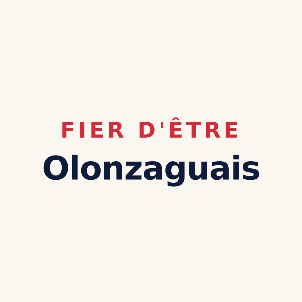 Tasse « Fier d'être Olonzaguais » — design pour Olonzac