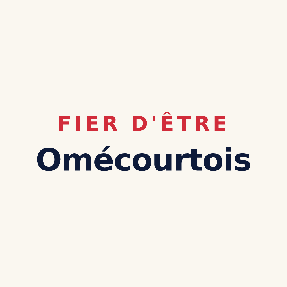Tasse « Fier d'être Omécourtois » — design pour Omécourt
