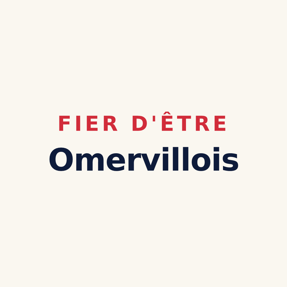 Tasse « Fier d'être Omervillois » — design pour Omerville