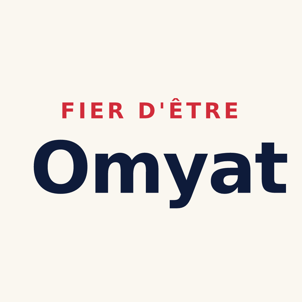 Tasse « Fier d'être Omyat » — design pour Omey