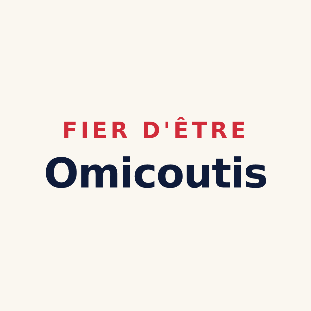 Tasse « Fier d'être Omicoutis » — design pour Omicourt