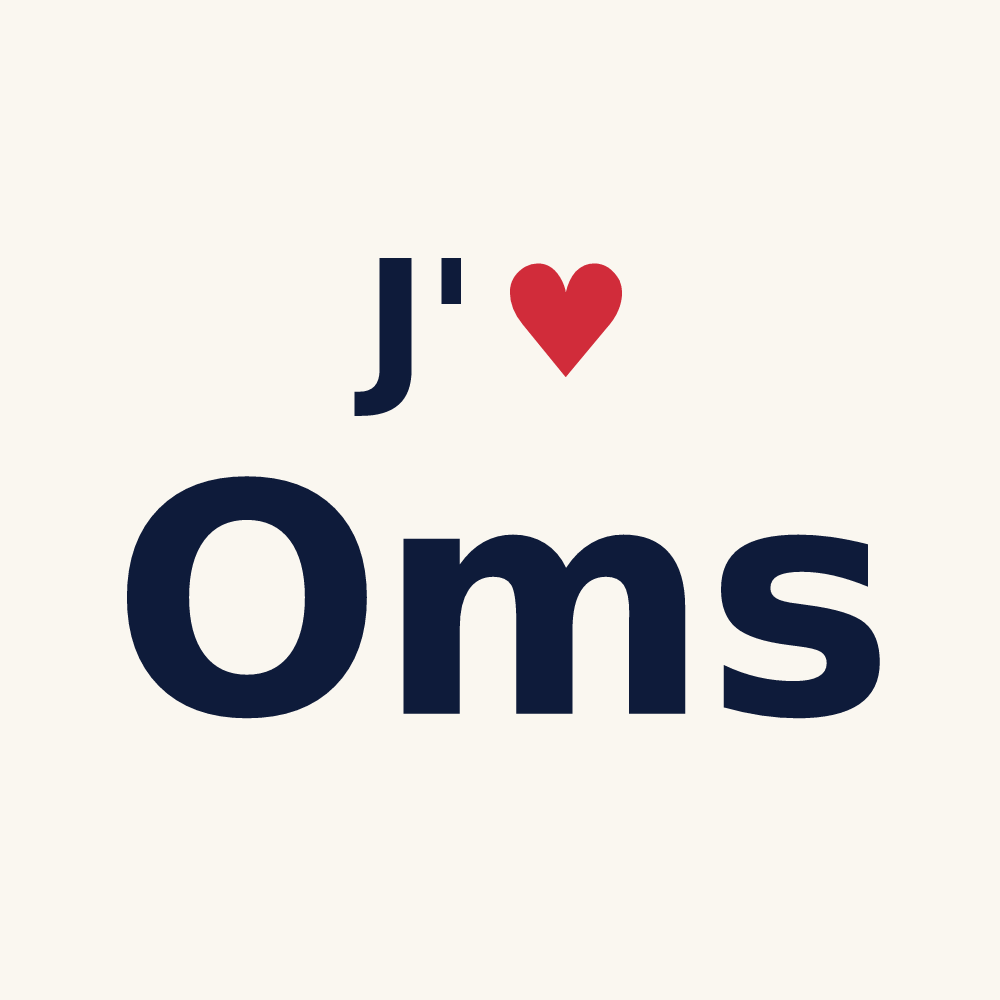 Tasse personnalisée Oms — design J'aime Oms