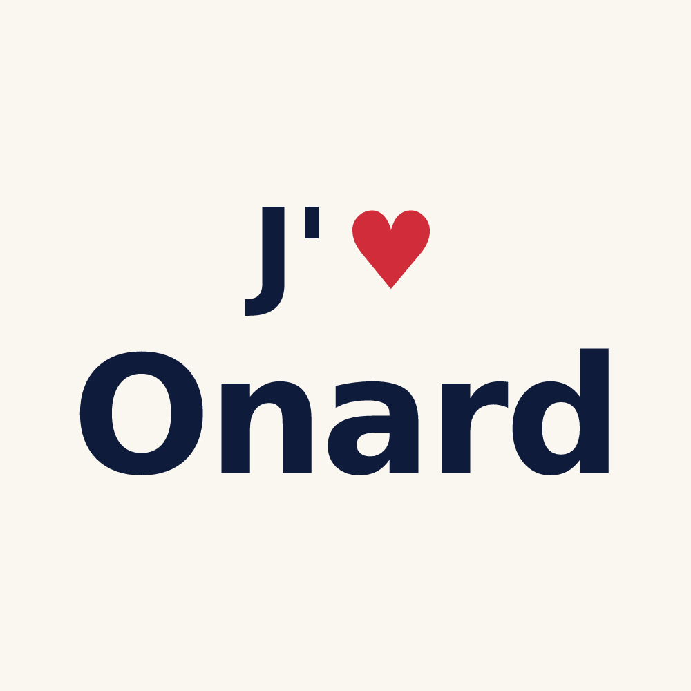 Tasse personnalisée Onard — design J'aime Onard
