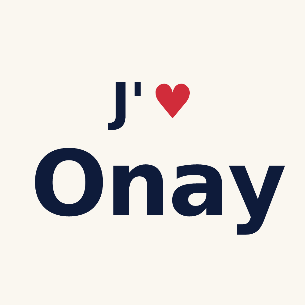 Tasse personnalisée Onay — design J'aime Onay