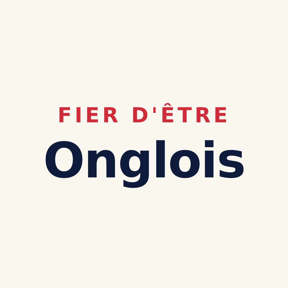 Tasse « Fier d'être Onglois » — design pour Ongles