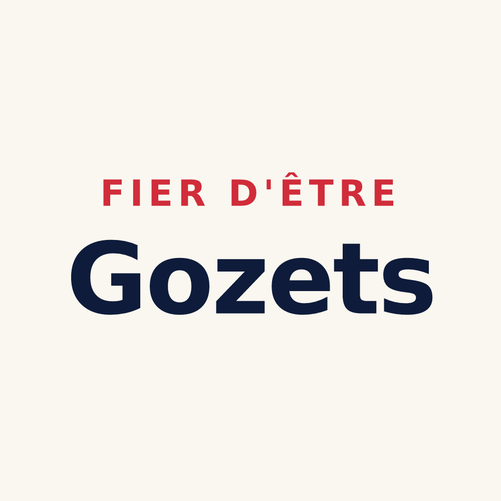 Tasse « Fier d'être Gozets » — design pour Onjon