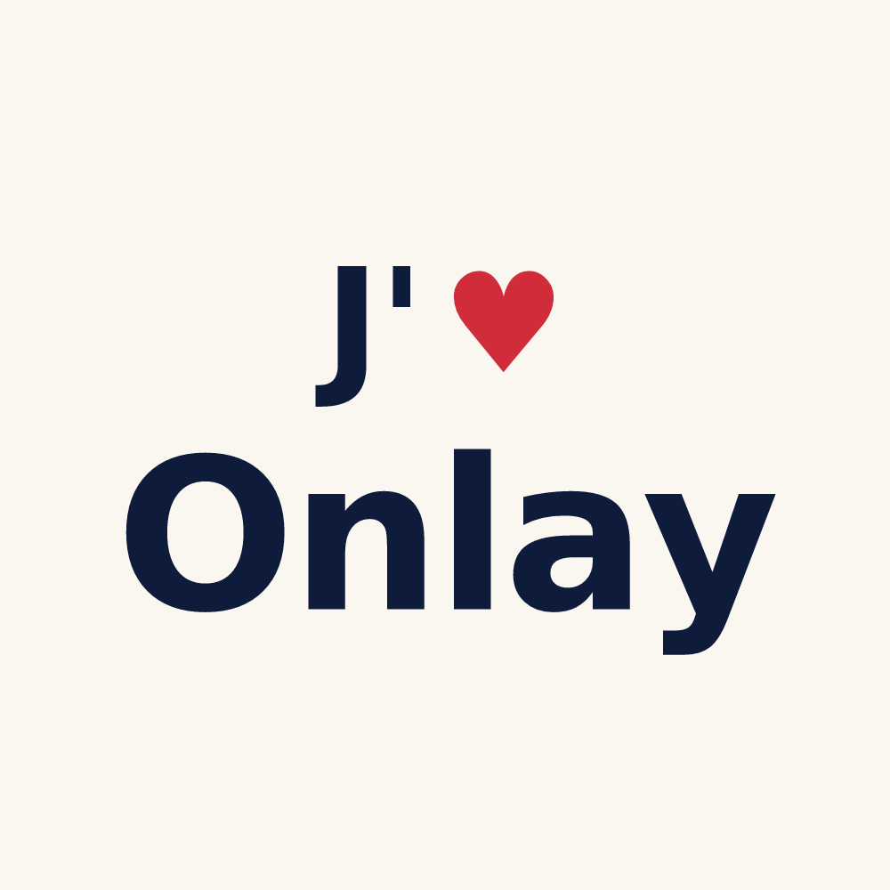 Tasse personnalisée Onlay — design J'aime Onlay