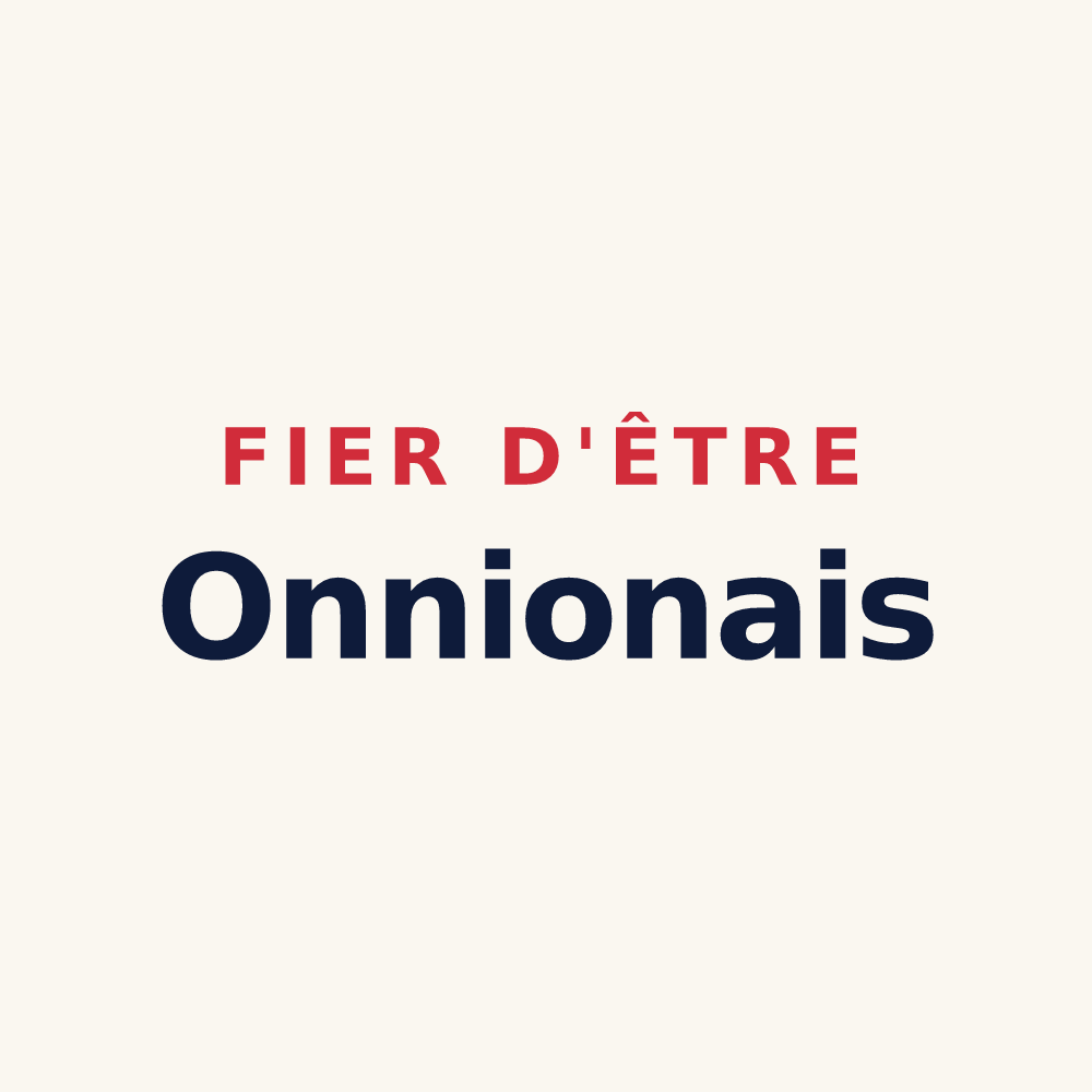 Tasse « Fier d'être Onnionais » — design pour Onnion
