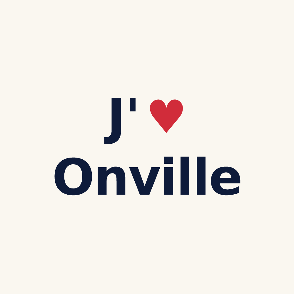 Tasse personnalisée Onville — design J'aime Onville
