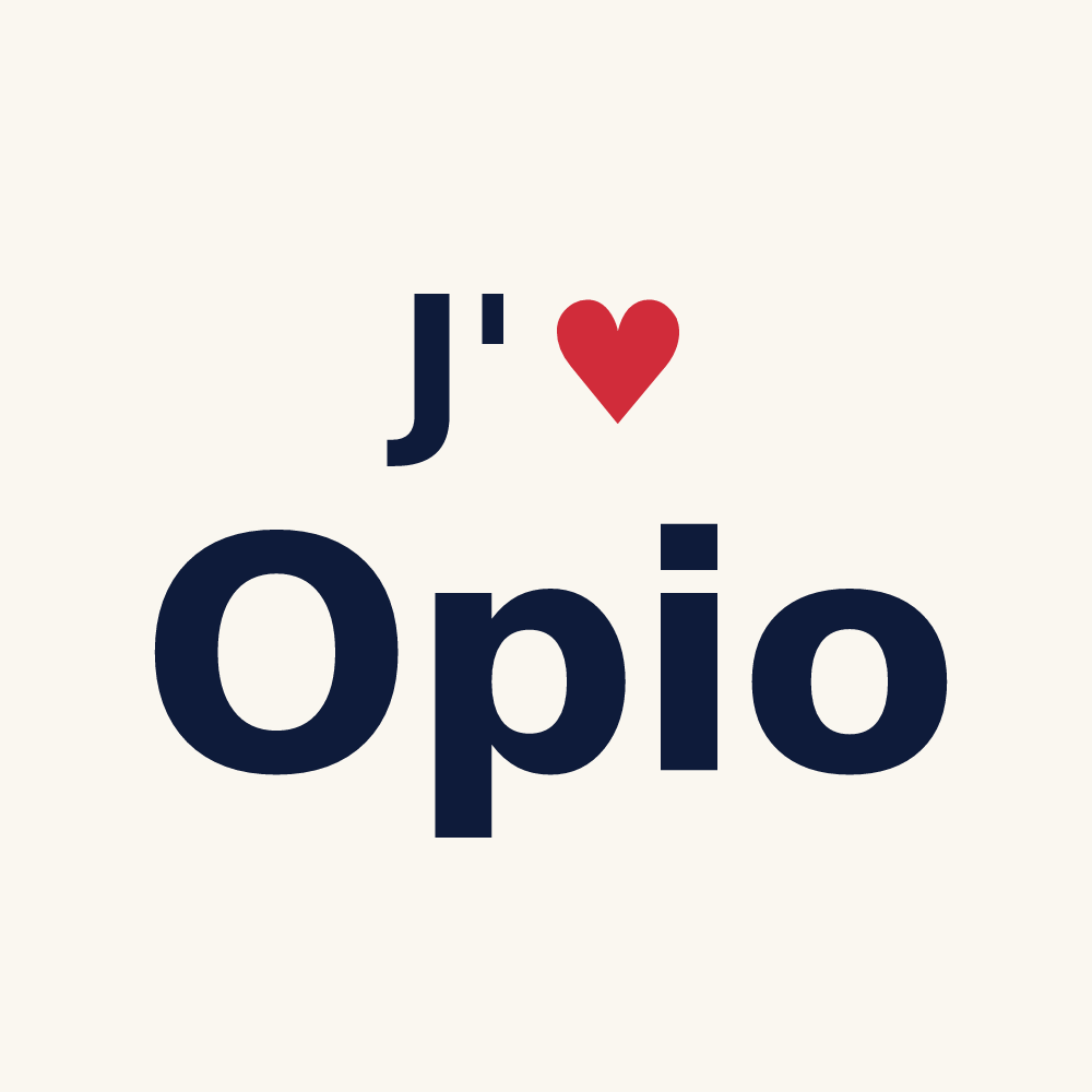 Tasse personnalisée Opio — design J'aime Opio
