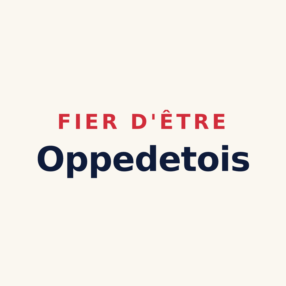 Tasse « Fier d'être Oppedetois » — design pour Oppedette