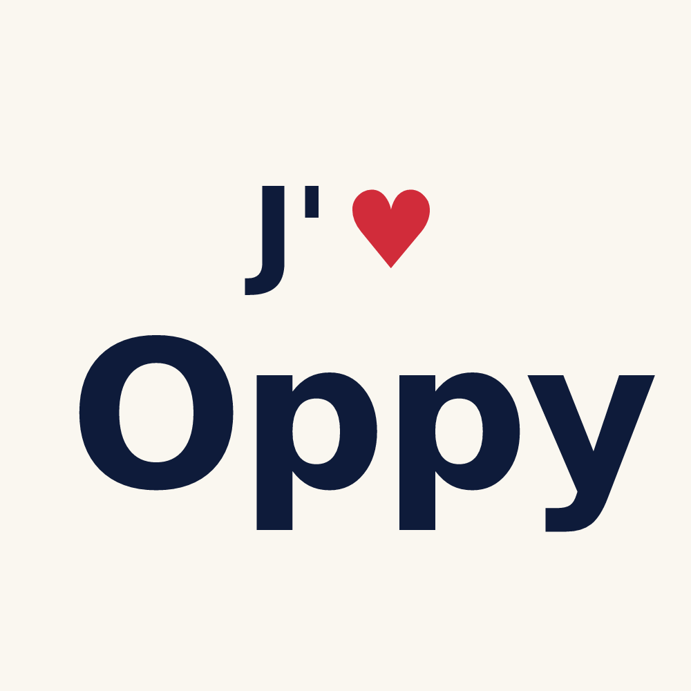 Tasse personnalisée Oppy — design J'aime Oppy