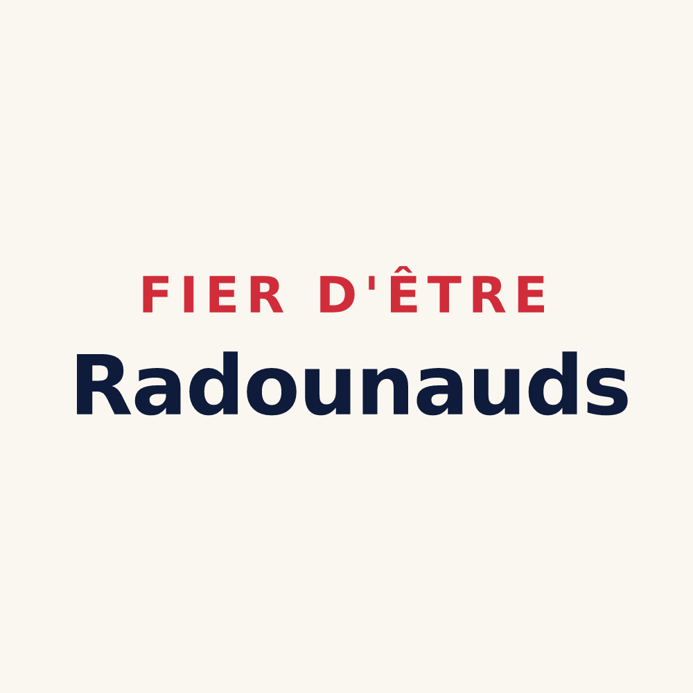 Tasse « Fier d'être Radounauds » — design pour Oradour-sur-Glane