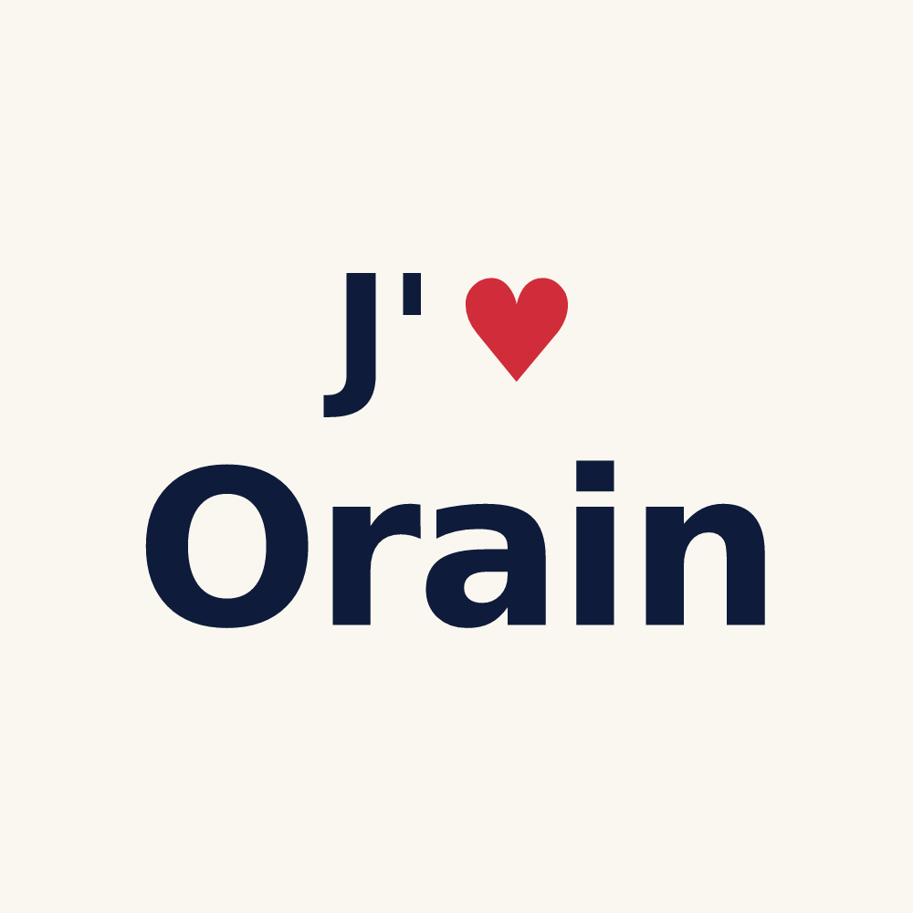 Tasse personnalisée Orain — design J'aime Orain