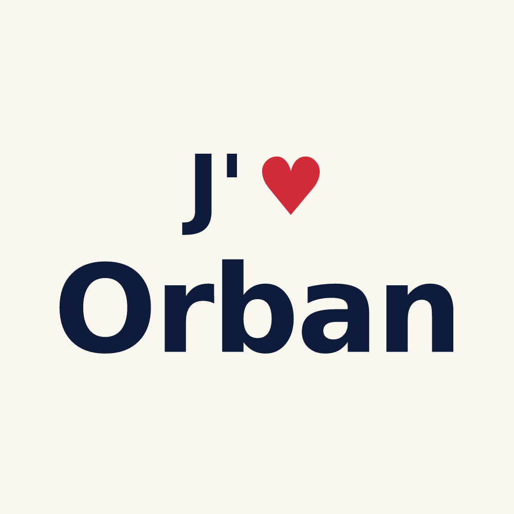 Tasse personnalisée Orban — design J'aime Orban