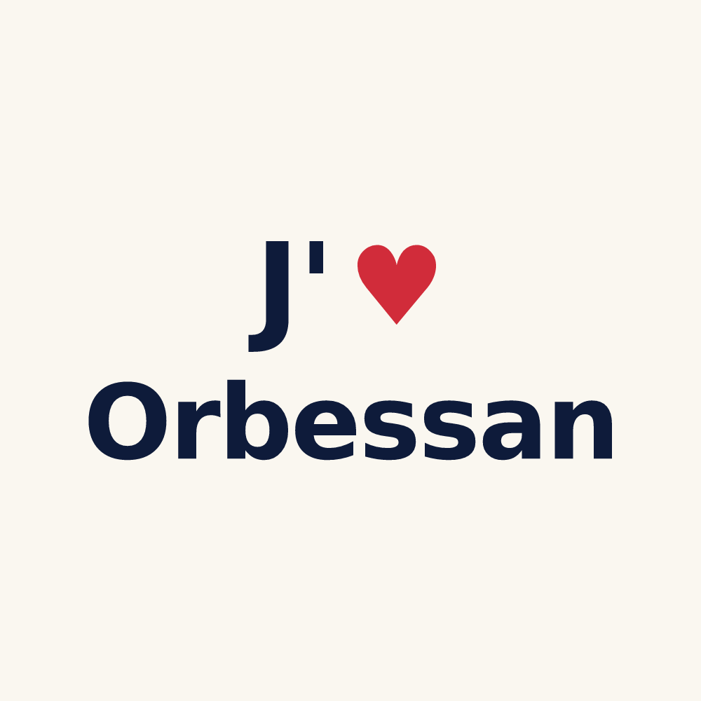 Tasse personnalisée Orbessan — design J'aime Orbessan