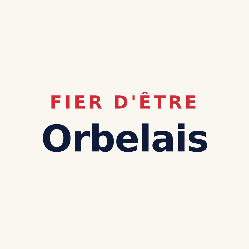 Tasse « Fier d'être Orbelais » — design pour Orbey
