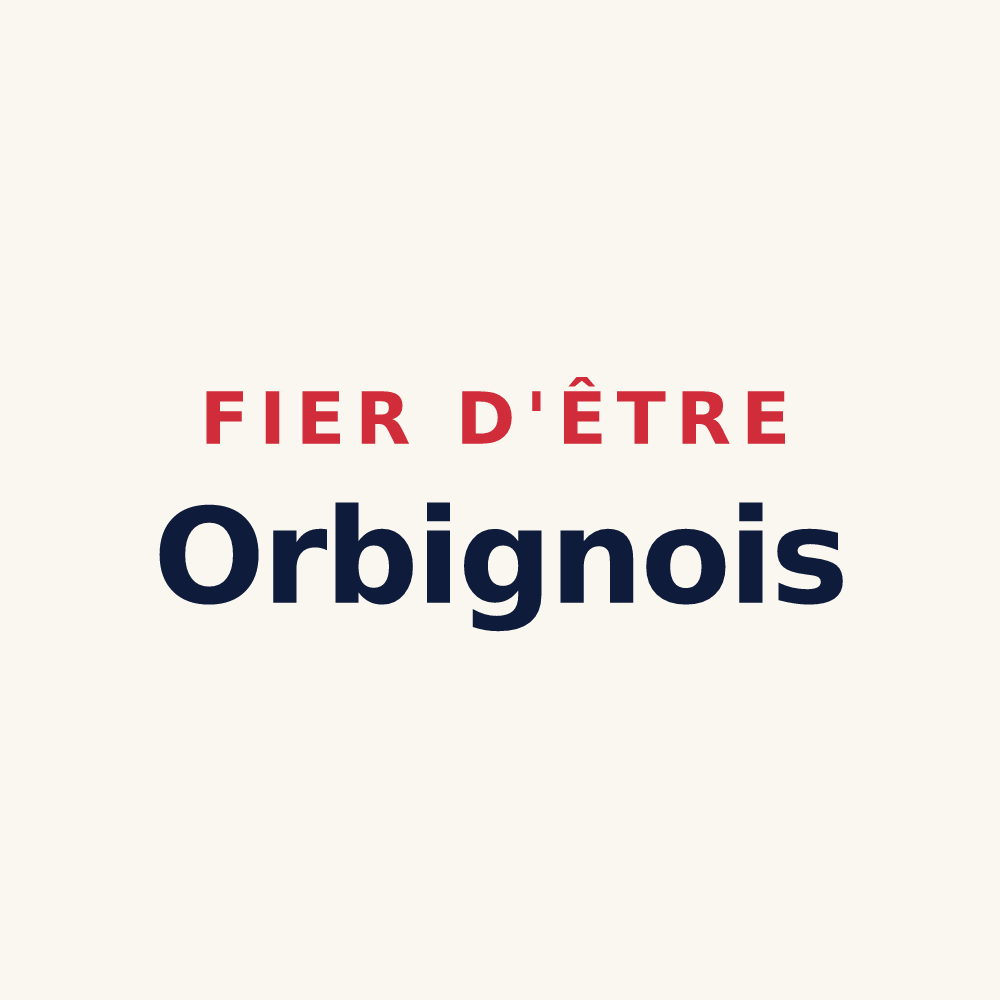 Tasse « Fier d'être Orbignois » — design pour Orbigny