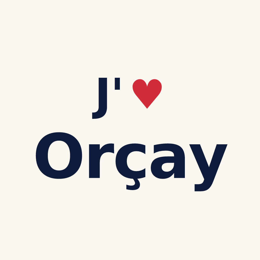 Tasse personnalisée Orçay — design J'aime Orçay