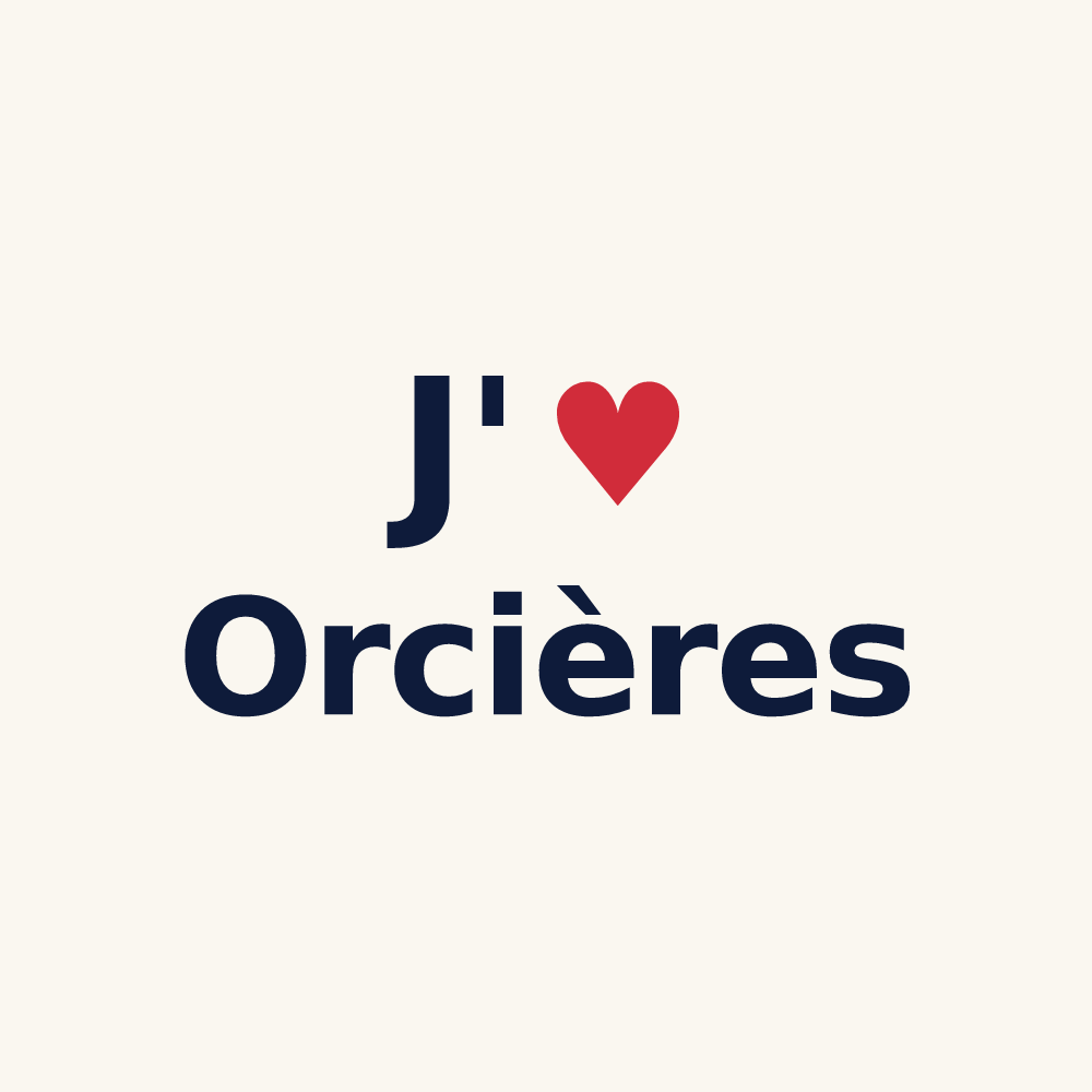 Tasse personnalisée Orcières — design J'aime Orcières
