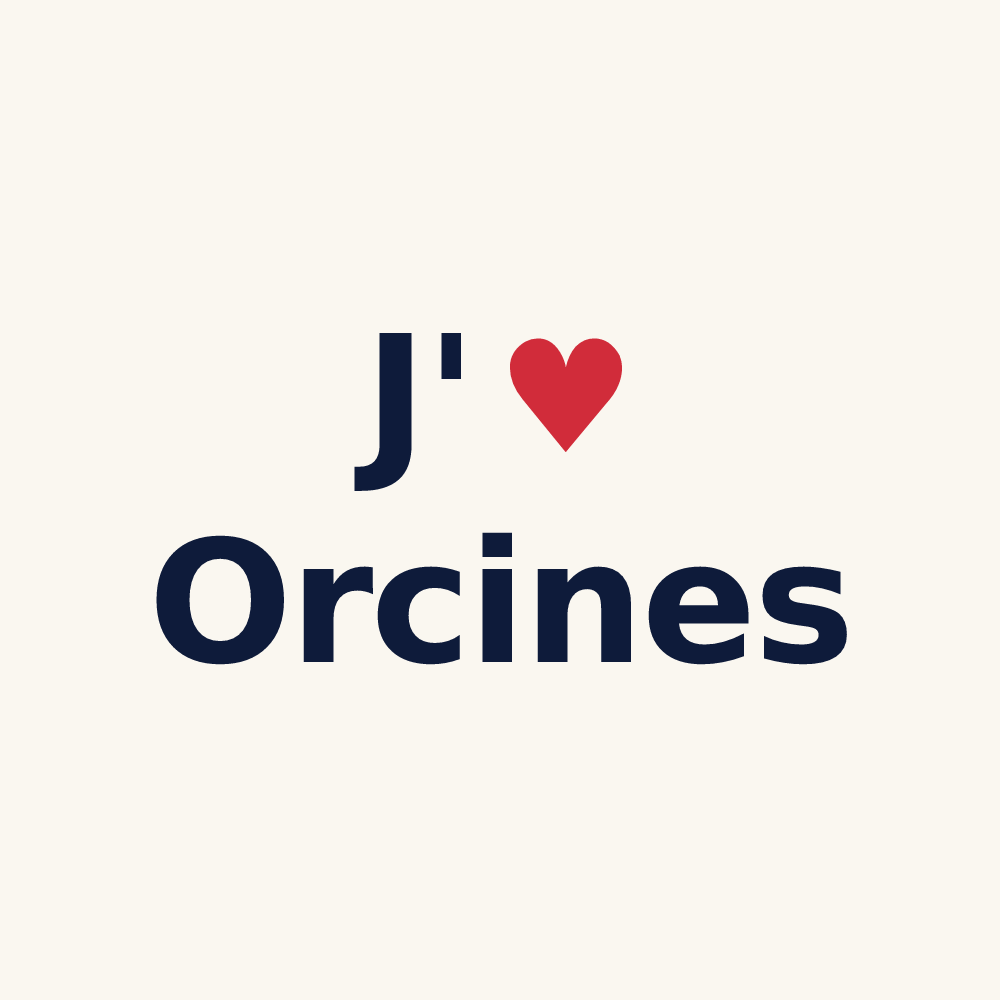 Tasse personnalisée Orcines — design J'aime Orcines