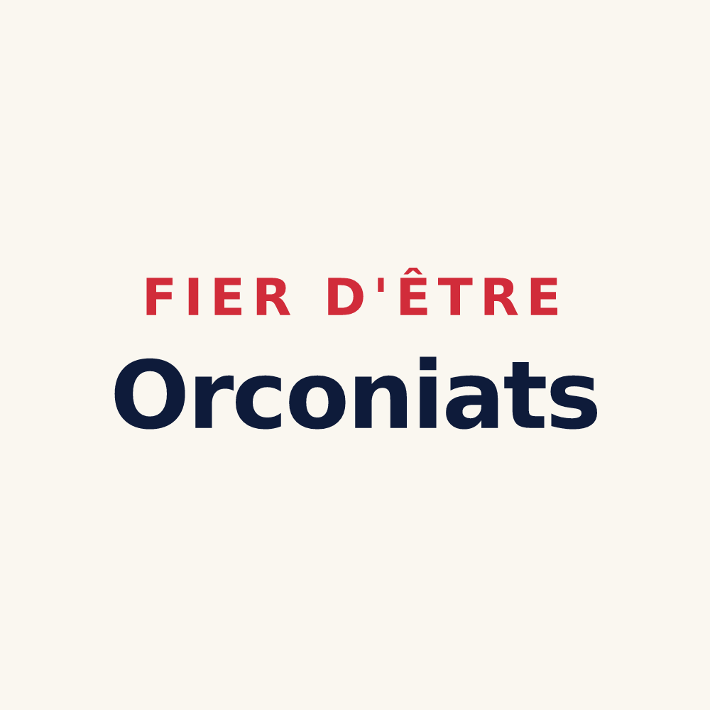 Tasse « Fier d'être Orconiats » — design pour Orconte