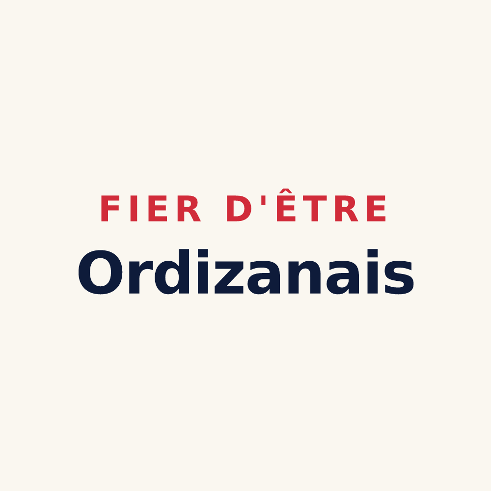 Tasse « Fier d'être Ordizanais » — design pour Ordizan