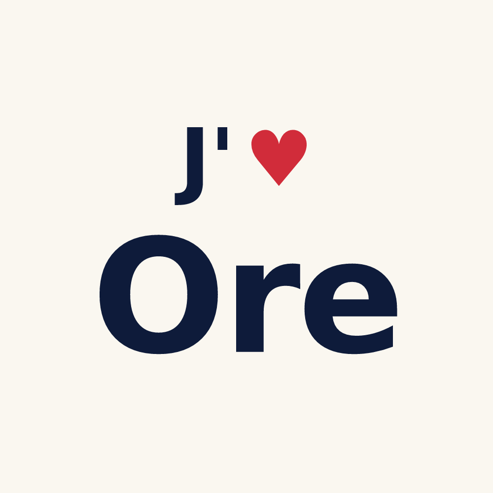Tasse personnalisée Ore — design J'aime Ore