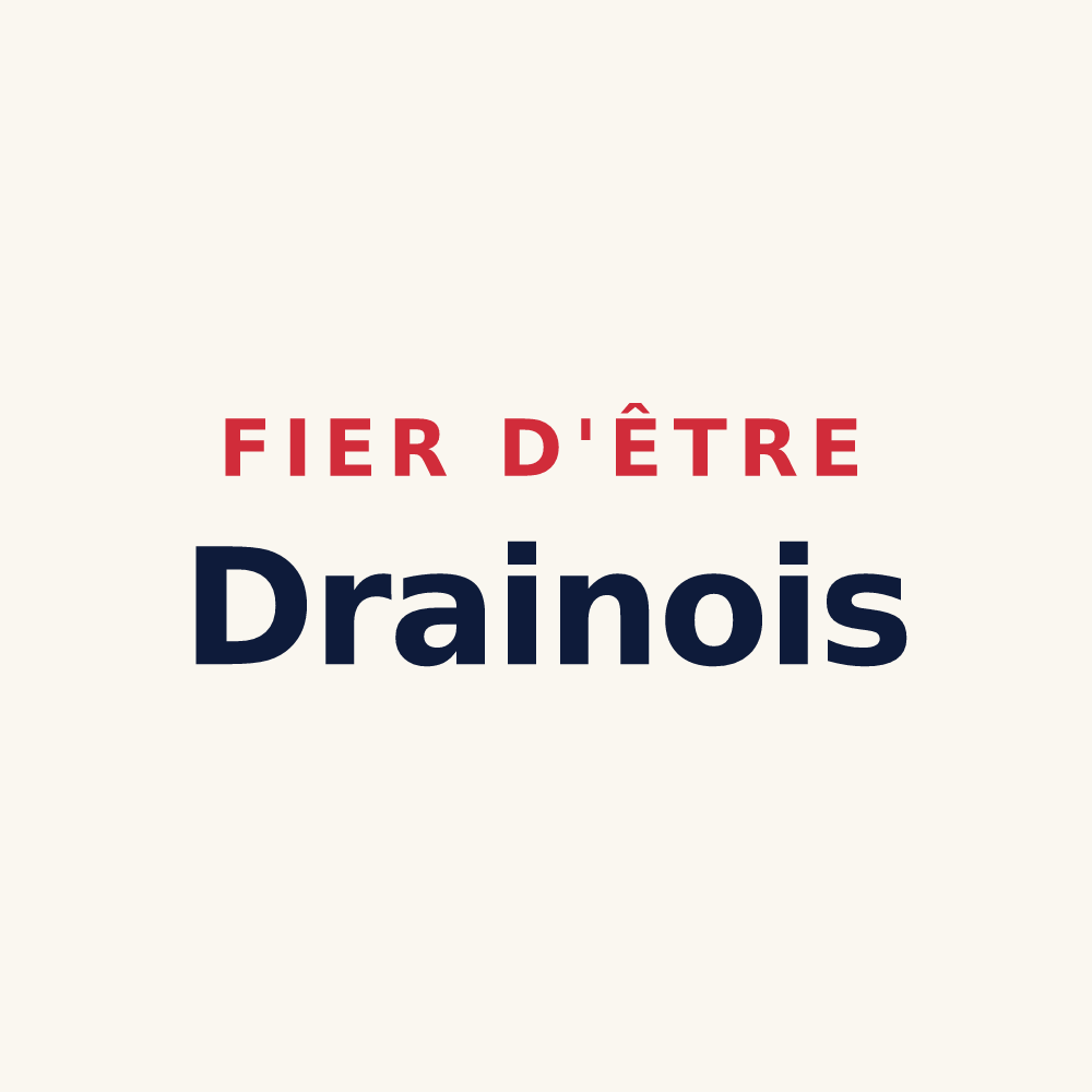 Tasse « Fier d'être Drainois » — design pour Orée d'Anjou
