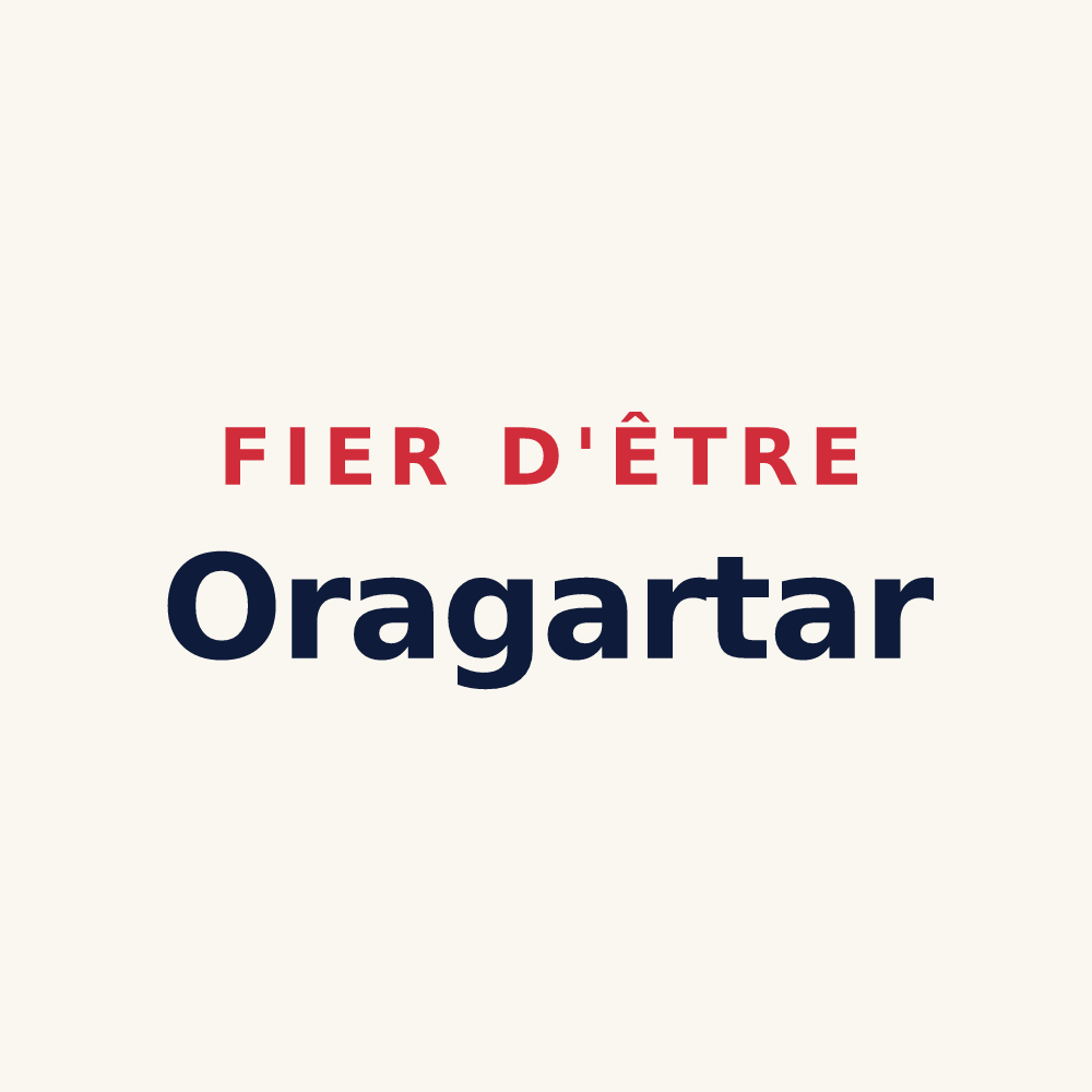 Tasse « Fier d'être Oragartar » — design pour Orègue