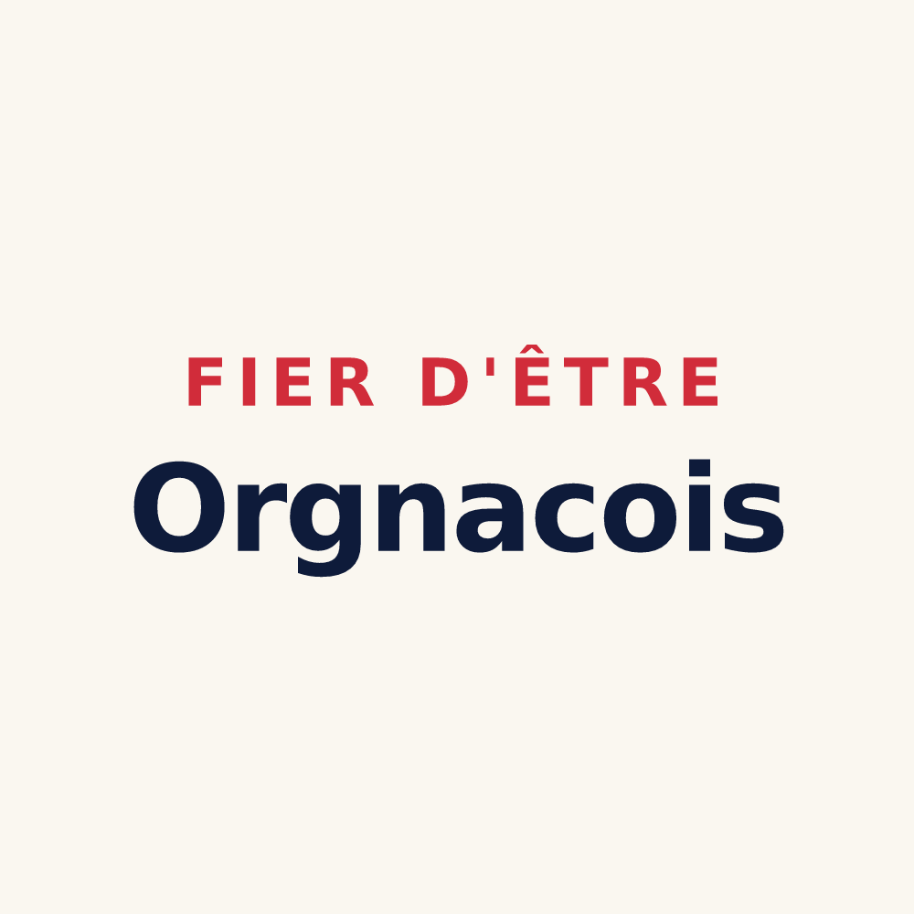Tasse « Fier d'être Orgnacois » — design pour Orgnac-l'Aven