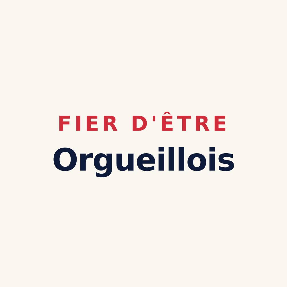 Tasse « Fier d'être Orgueillois » — design pour Orgueil