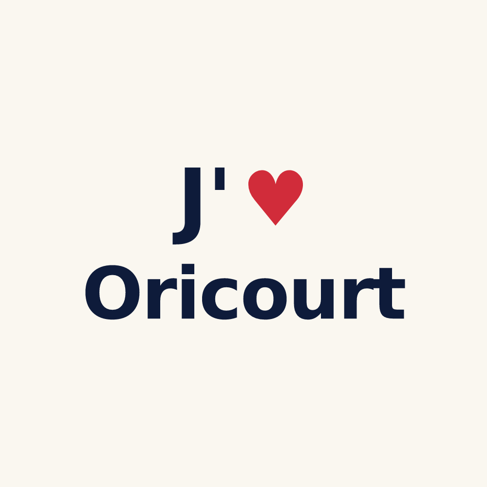 Tasse personnalisée Oricourt — design J'aime Oricourt